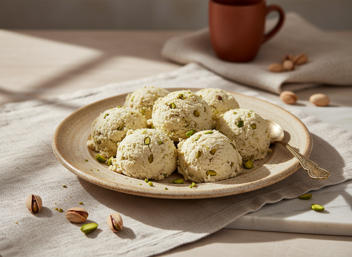 Halva (Helva) di Tahina al Pistacchio Antep Premium - Blocco da 400g