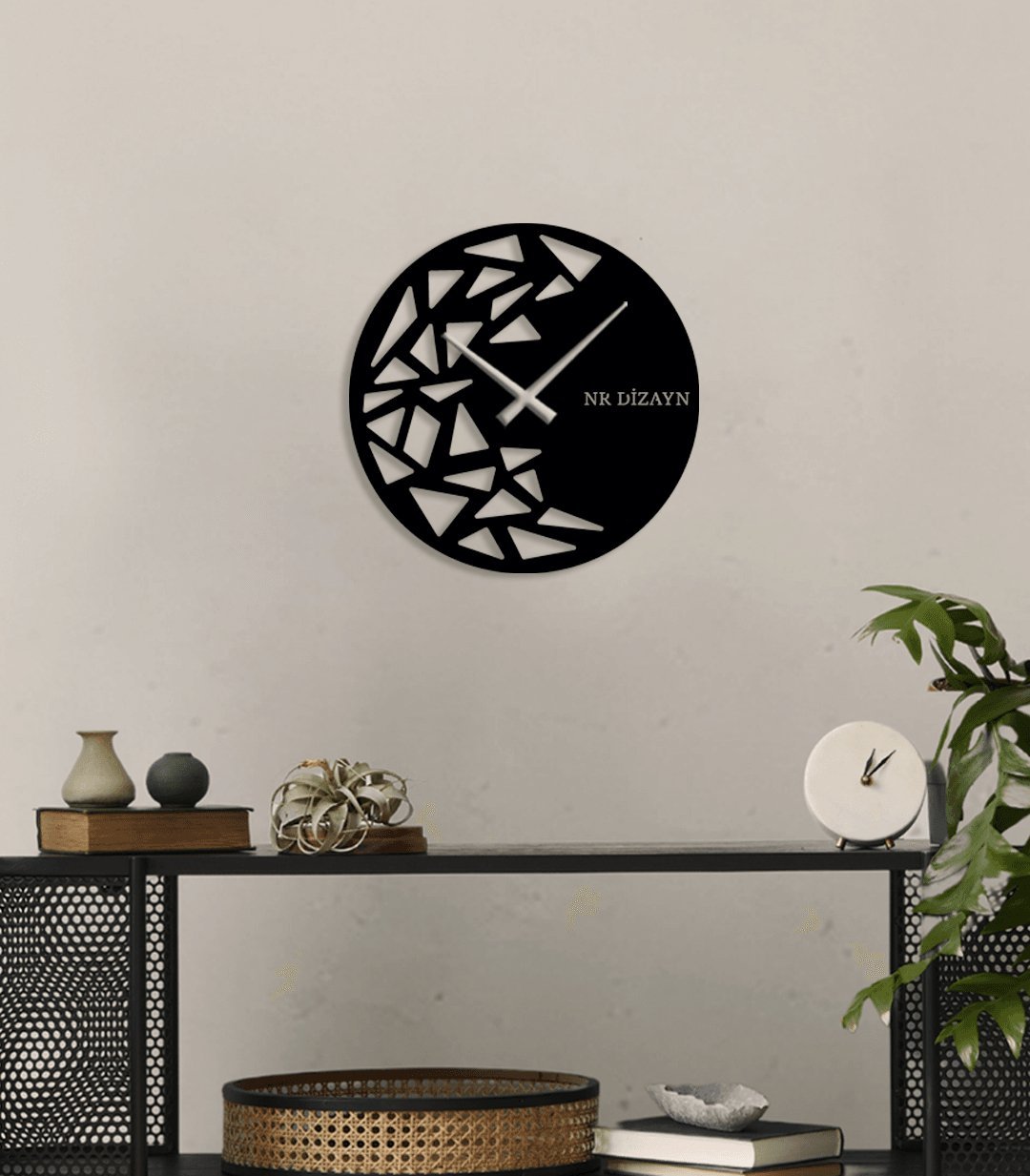 NR Dizayn | Decorative Metal Wall Clock - TryAladdin