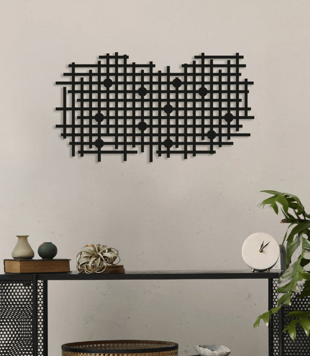 NR Dizayn | Line Decorative Metal Wall Art - TryAladdin