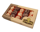 Carsibasi Premium Assorted Turkish Delight (Rose & Velvet Roll) - 350g Gift Box