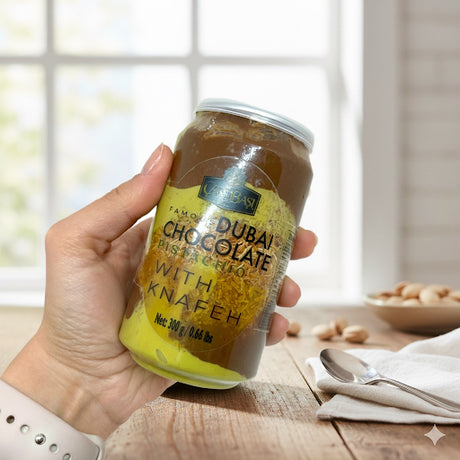 Carsibasi Viral Dubai Chocolate Spread (Pistachio & Knafeh) - 300g Jar