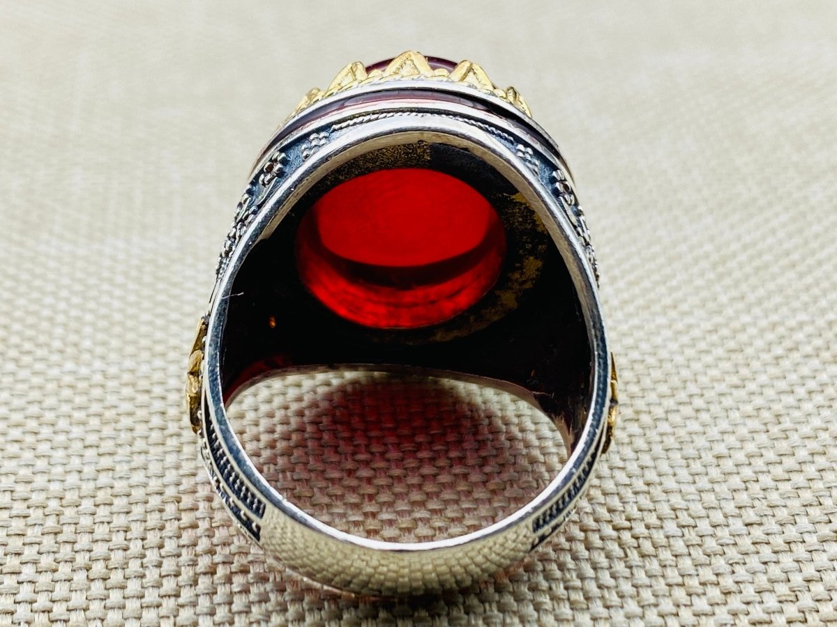 Agate Stone Men's Ring - TryAladdin