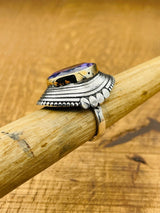 Amethyst Silver Ring - TryAladdin