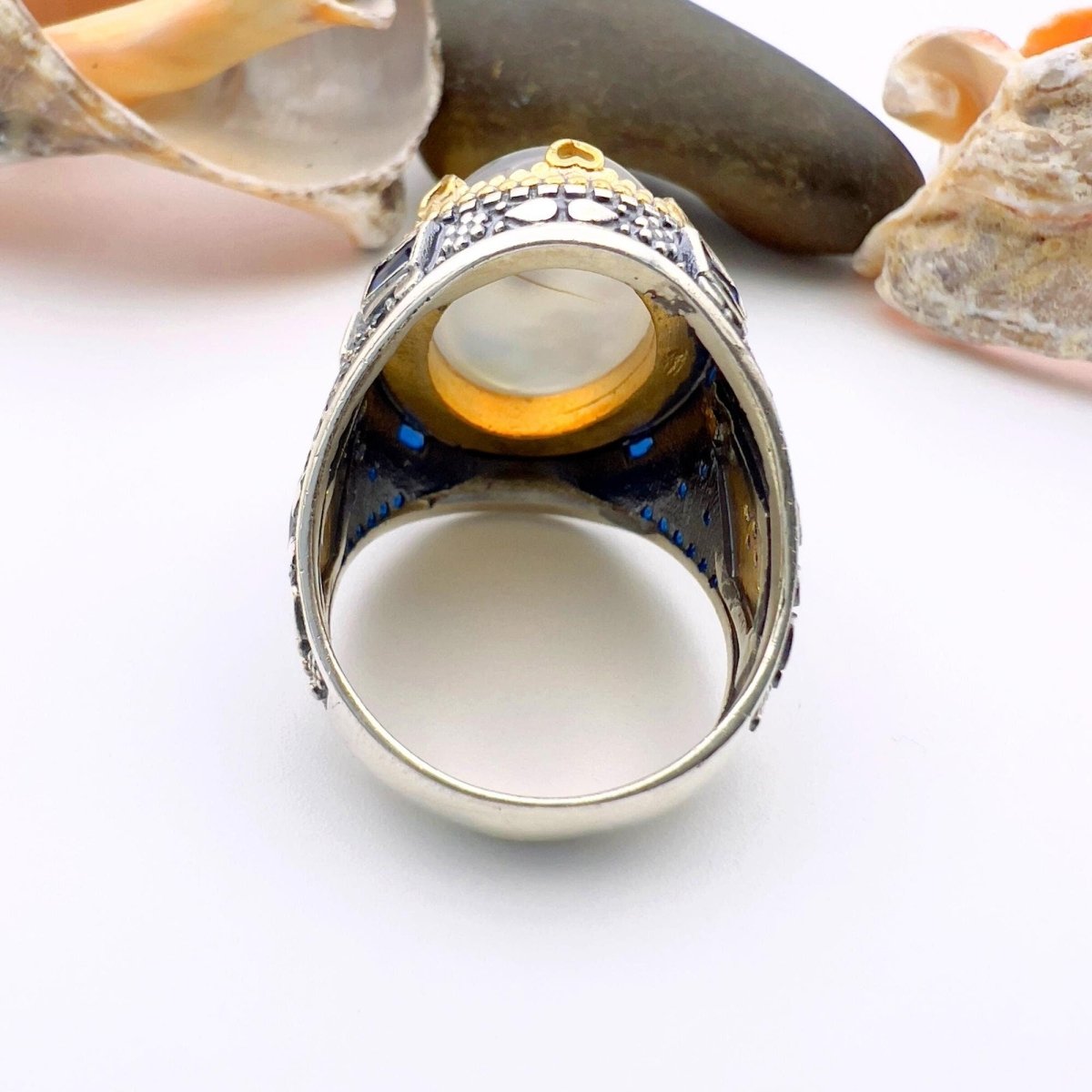 Aqeeq Yemeni Silver Ring - TryAladdin