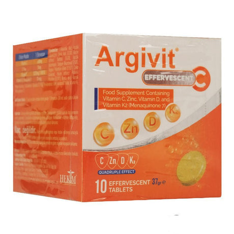 Argivit Vitamin C 10 Effervescent Tablet - TryAladdin