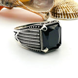 Black Onyx Men's Ring - TryAladdin