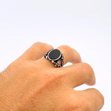 Black Onyx Ring Men - TryAladdin