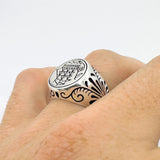 Captivating Men's Ship Design Silver Ring - TryAladdin