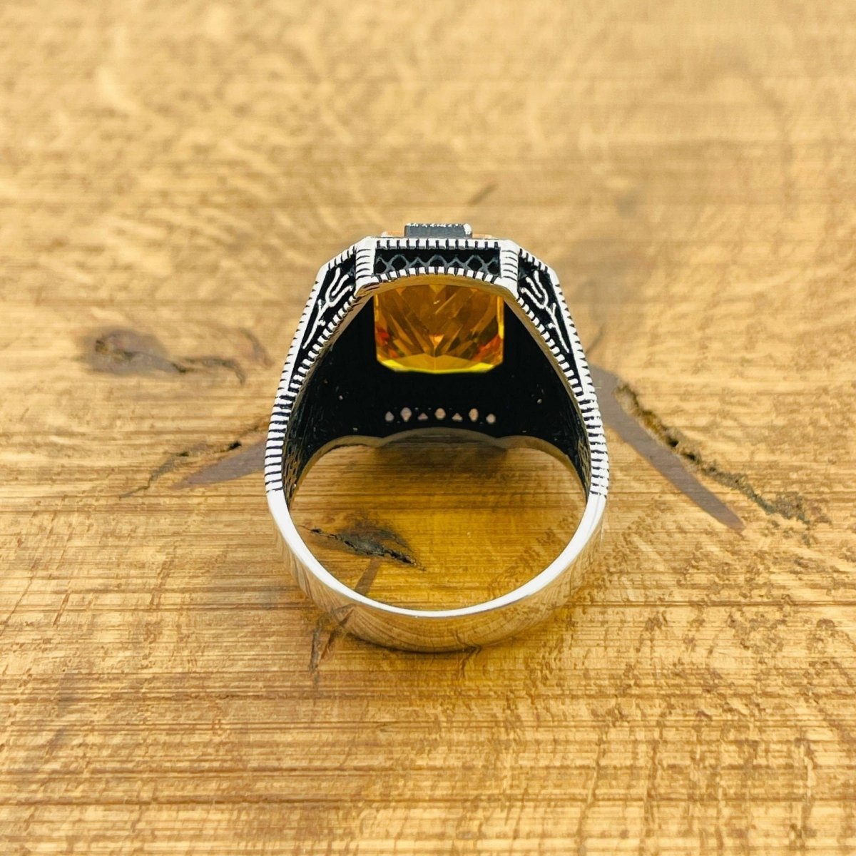 Citrine Silver Ring - TryAladdin