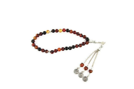 Dark - Colored Agate Ceyt Stone 33 Beads Tasbih - TryAladdin