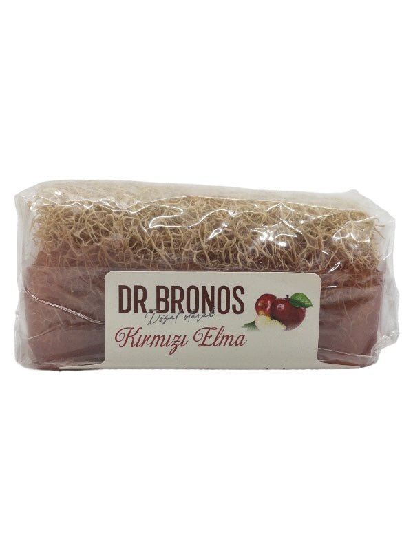 Dr. Bronos | Red Apple Soap with Natural Pumpkin Loofah - TryAladdin