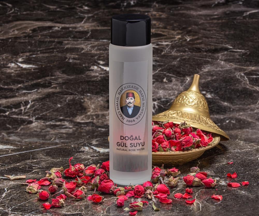 Hafiz Mustafa | Natural Rose Water in Glass Bottle - TryAladdin