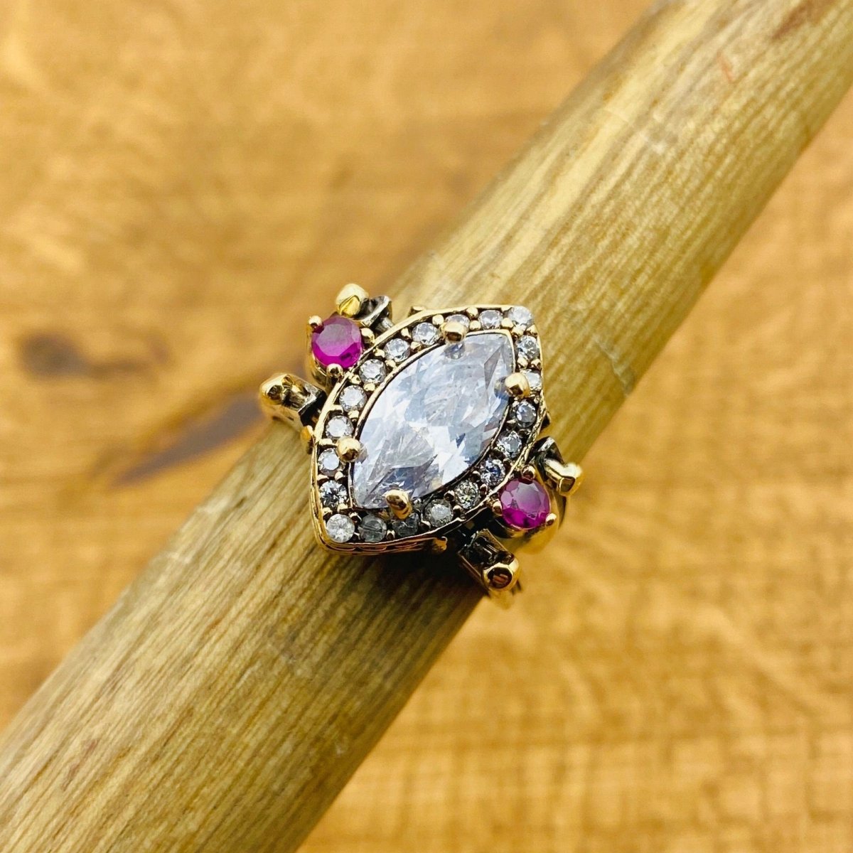 Handmade Multi Stone Ring - TryAladdin