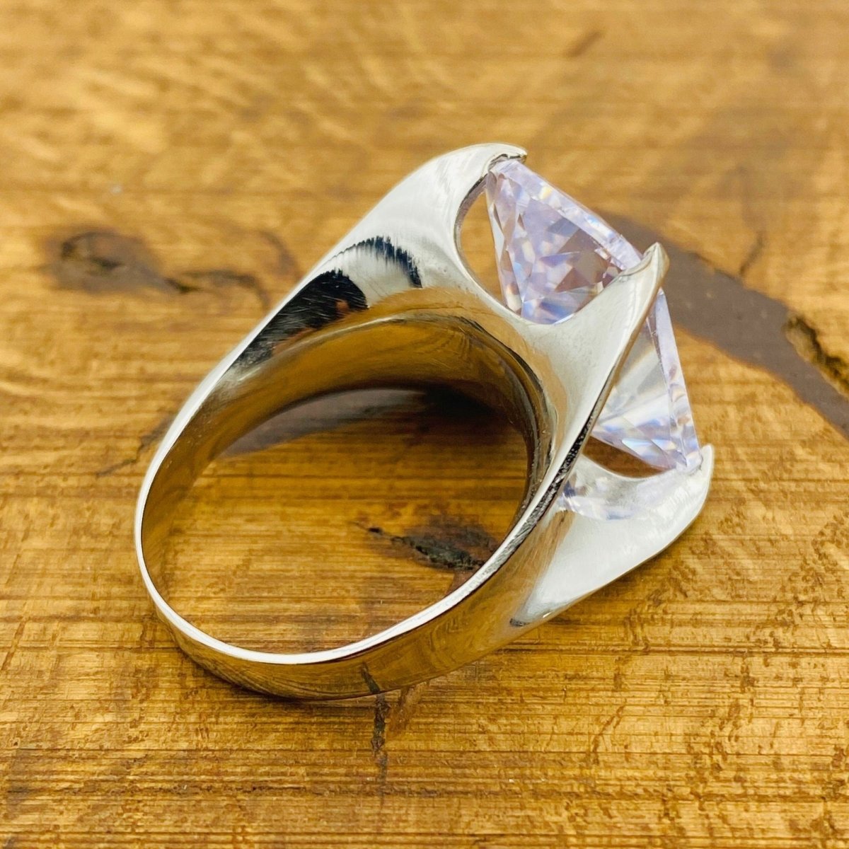 Handmade WoMen's White Zircon Ring - TryAladdin