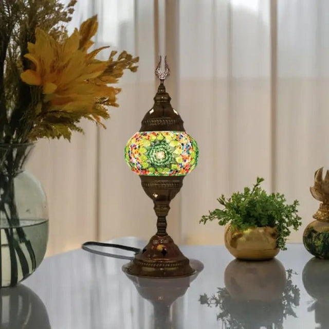 HND Handicraft | Handmade Turkish - Moroccan Mosaic Table Lamp - TryAladdin