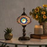 HND Handicraft | Handmade Vintage Bedroom Mosaic Desk Lamp - TryAladdin