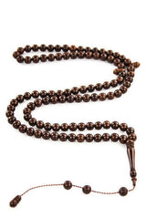 Kuka Wood Tasbih - 99 Beads - 10 mm Dark Color - TryAladdin