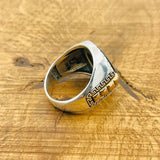 Men's Black Onyx Silver Ring - TryAladdin