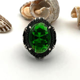 Men's Emerald Eagle Ring - TryAladdin