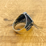 Men's Mystic Topaz Compass Ring - TryAladdin