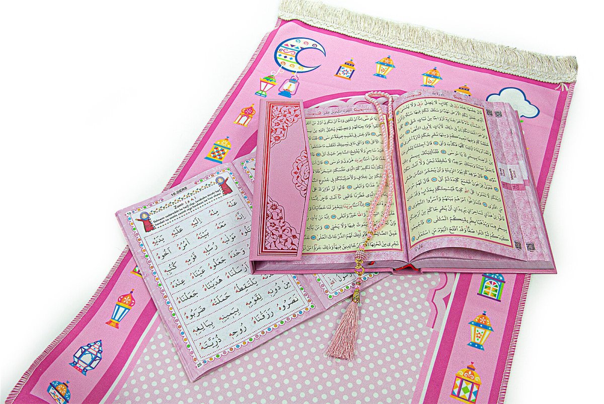 Prayer Rug, Quran and Yasin Set for Girls - TryAladdin