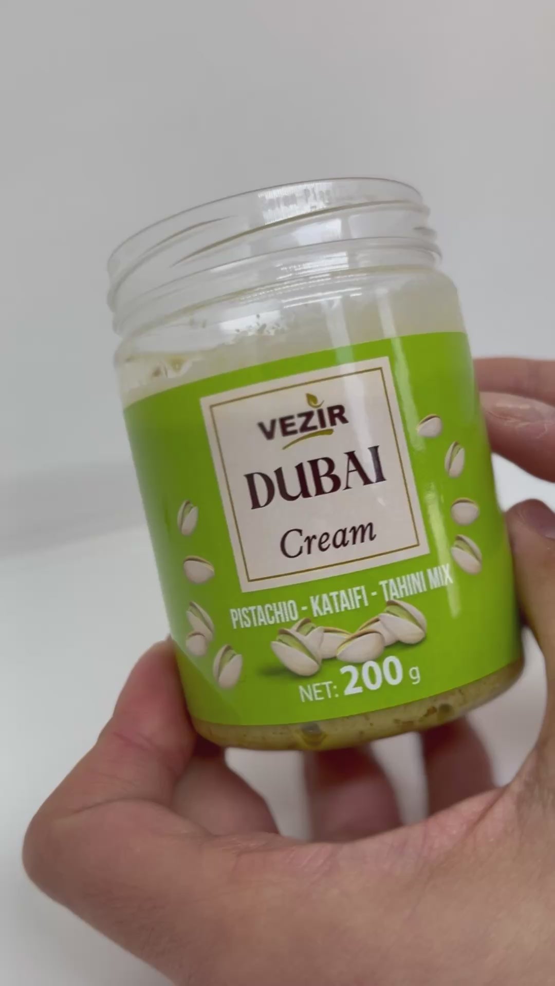 Vezir Dubai Spalmabile – Pistacchio, Kataifi e Miscela di Tahini (200g)