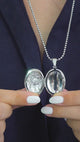 Taki | Oval Necklace with Photo Frame Lid Gift for Valentine