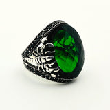 Scorpion Detailed Silver Men's Ring - TryAladdin