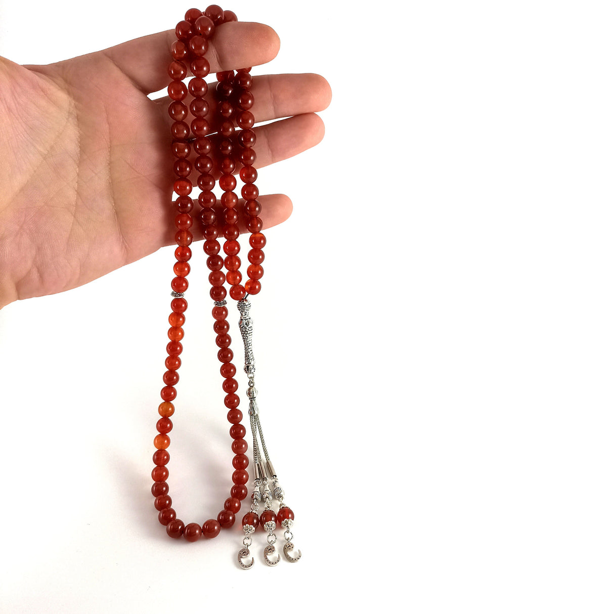 Selderesi | Agate Natural Stone 99 Beads Prayer Tasbih - TryAladdin