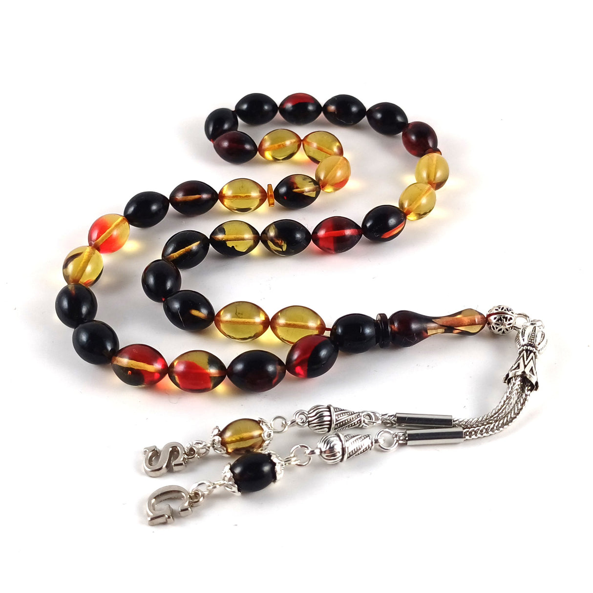 Selderesi | Darabci Design Special Color Fire Amber Tasbih - TryAladdin