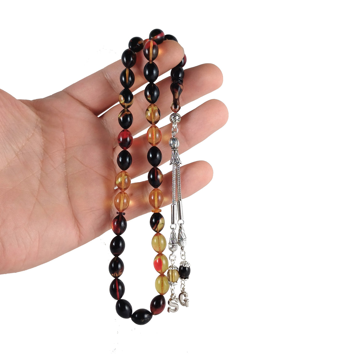 Selderesi | Darabci Design Special Color Fire Amber Tasbih - TryAladdin