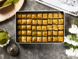 Asi | Special Mini Baklava with Pıstachio in Gift Metal Box - TryAladdin