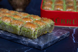 Sukru Efendi 1935 | Baklava Treat With Pistachio in Gift Metal Box - TryAladdin