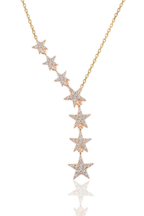 Taki | Silver Shooting Star Necklace Valentine's Gift - TryAladdin