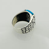 Turquoise Men's Natural Stone Ring - TryAladdin