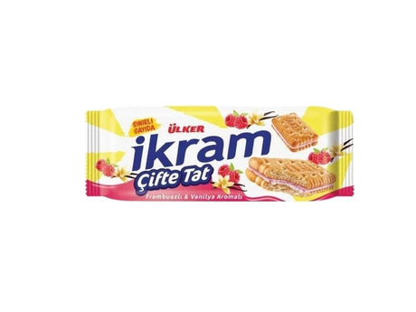 Ulker | Ikram Biscuits with Raspberry and Vanilla - TryAladdin