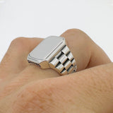 Unisex 925 Solid Silver Ring - TryAladdin