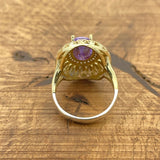 Women's Amethyst 925K Silver Ring - TryAladdin