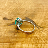 Women's Aquamarine Minimalist Ring - TryAladdin