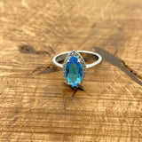 Women's Aquamarine Ring - TryAladdin