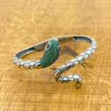 Women’s Emerald Snake Bracelet - TryAladdin