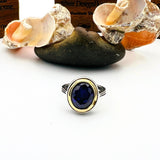 Women's Purple Amethyst Oval Stone Ring - TryAladdin