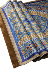 Bursa Ipek | Gold Velvet Carpet Prayer Rug - TryAladdin