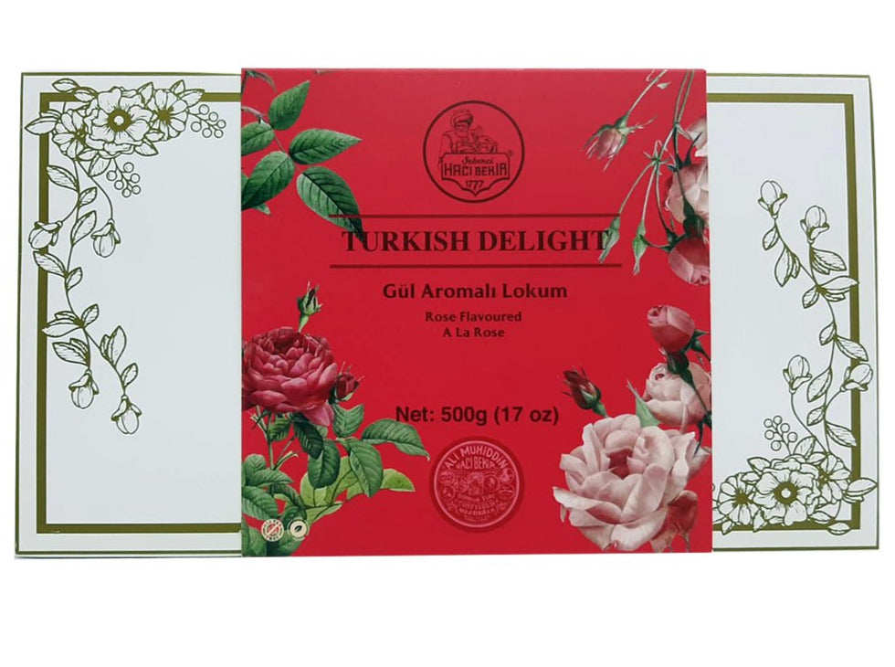 Haci Bekir | Exclusive Turkish Delight Rose Flavored - Unique Consistency Lokums - TryAladdin