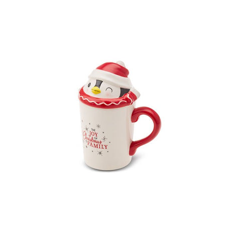 Karaca New Year Penguin Lid Mug - TryAladdin