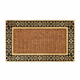 Kashmiri Rug with Rubber - Edged Coco Doormat - TryAladdin