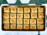 Koskeroglu | Special Prince Baklava with Pistachio in Gift Metal Box - TryAladdin