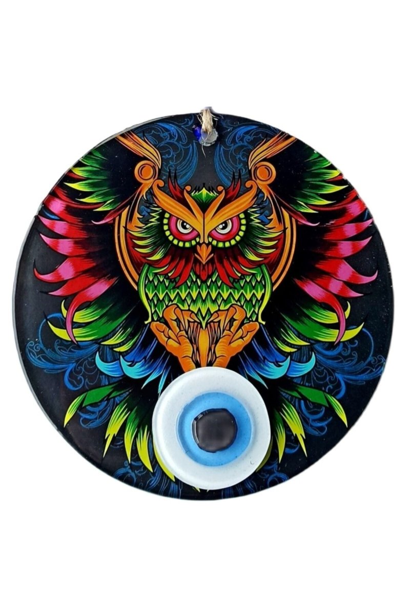 Legendary Owl Fusion Glass Wall Ornament - TryAladdin