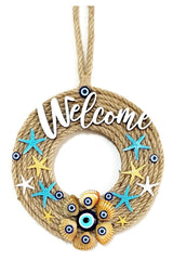 Nazar Beaded Sea Star Welcome Door Ornament - TryAladdin